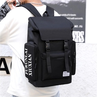 [Drinka] Fashion Men Backpack Laptop Backpack Travel SchoolBags Male Teens Boy 471CO