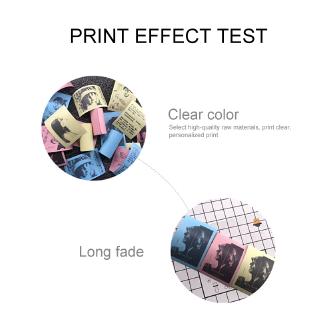 Mini papel fotográfico Multicolor para imprimir/impresoras térmicas/impresoras térmicas/portátiles/impresión transparente/a prueba de manchas/NOTE (8)