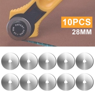 10 pzs cuchillas de repuesto de corte Circular de 28 mm/herramienta de acolchado para coser ☆Hengmatimevo