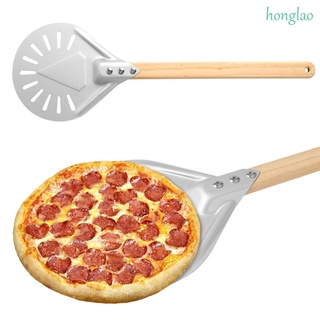 Honglao Espátula De pala accesorios De Pizza Para horno/cota De Giro Para cocinar al aire libre Pastray Pizza Peel