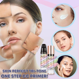 【Chiron】Skin Perfect Tri-tone One Step Cream Moisturizing Concealer Repair Pre-milk 40g