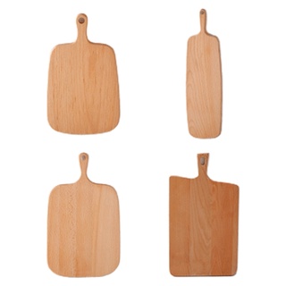 Pcf* tabla de cortar de madera Irregular placa de pan bandeja de postre tabla de cortar decoración de la placa de colocación de arte (1)