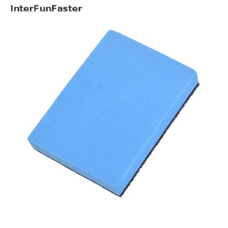 Interfunfaster 10x Esponja De revestimiento De cerámica De vidrio/Aplicador De Cera Nano Para pulir coche (8)