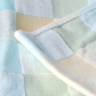 1 pieza 25 cm*25 cm rejilla de color de algodón bufanda gasa pequeña toalla doble bebé toalla de mano recién nacido toalla universal (6)