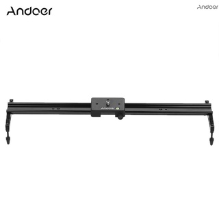 andoer 60cm video track slider dolly track rail estabilizador de aleación de aluminio para cámaras canon nikon sony videocámaras capacidad de carga máxima 6kg