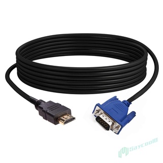 Cable convertidor HDMI a VGA portátil Cable HDTV proyector 1080P Video macho macho Cable