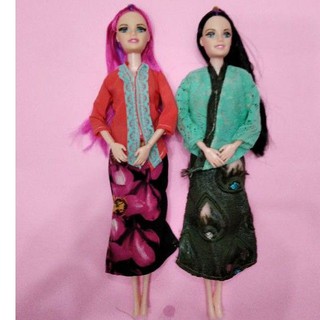 Barbie pivotal Material duro kebaya ropa precio unitario.