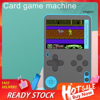 [lg] Consola de juegos K10 ultrafina 500 juegos incorporados Mini máquina de juego de tarjetas de mano para niños