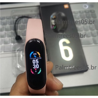 【M6 Relógio SmartWatch】M6 relógio inteligente SmartWatch Bluetooth Monitor Cardíaco Smart watch Bluetooth 4.2 Monitor Smartband Pressão O Arthial PK M3 M4 M5