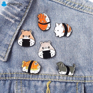 TIMESHIP Fashion Accessories Animals Brooch Funny Badge Enamel Pin Backpack DIY Decoration Button Hats Gifts Creativity Hamster Octopus Shapes