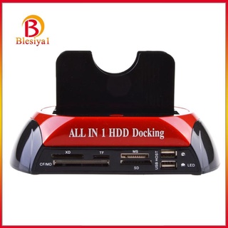 [envío En 24h] HDD Station SATA IDE Dual USB clon disco duro lector de tarjetas Docks AU plug
