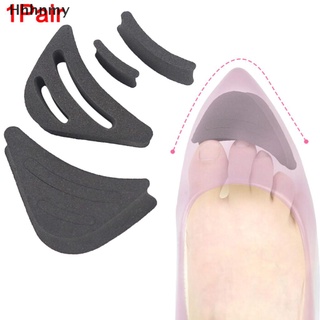 hmy> 1 par de esponja para insertar el dedo del pie de la mitad del dedo del pie delantero superior de relleno zapatos ajuste bien