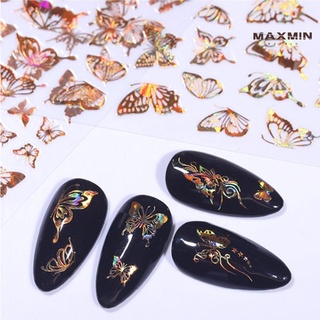 maxmin calcomanía de uñas en forma de mariposa accesorios de manicura para mascotas diy manicura uñas calcomanía (3)