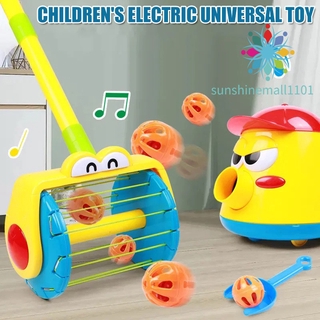 eléctrico push walker and whirl ball launchers walker set bebé aspirador juguete