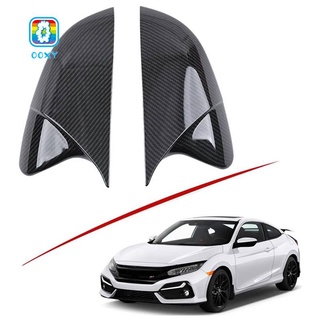 Cubierta del espejo lateral, para Honda Civic 2016-2020, estilo de fibra de carbono O4BR