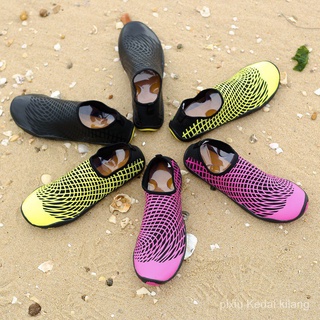 Gran tamaño 35-47 hombres mujeres zapatos de agua par zapatos de playa Unisex al aire libre vadear zapatos de natación zapatos aguas arriba zapatos de Yoga zapatos uJre (6)