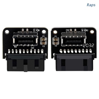 Raps USb3.0 19Pin 20Pin a placa base tipo E adaptador conector USB 3.0 (3.1 Gen 2)