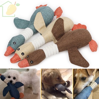 juguete para perro chirriante con forma de ganso salvaje resistente a mordeduras duraderos juguetes para masticar pequeños perros medianos