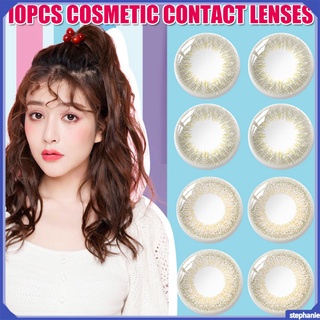 10 pzs lentes de contacto de colores/lentes de contacto de color natural