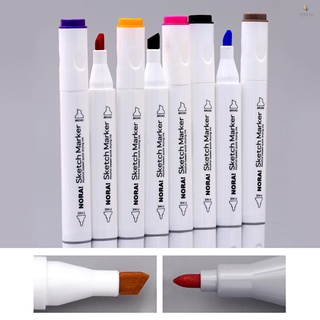[In Stock] 60 Colors Art Markers Set Dual Heads Broad Fine Point Alcohol Based Marker Pens with PP Storage Box for Children Students Adults Professionals Beginners Artists Designers Drawing Coloring Sketching Art Creation (8)