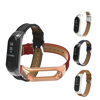 Bracelet Replacement Leather Watch Strap for Xiaomi 3 Bracelet Wrist Band