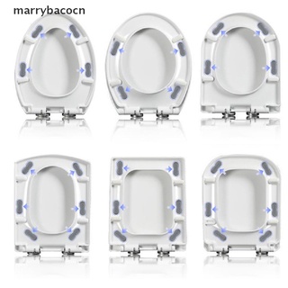 marrybacocn 4 piezas arco antideslizante junta elevador cubierta parachoques baño asiento inodoro cojín co