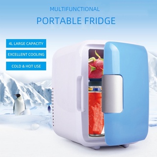 4L Refrigerador Portátil Mini Cosméticos Cocina Leche Materna Bebida Estudiante Coche