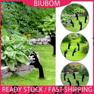 Biuboom - adornos decorativos para Halloween, Color negro, resistentes a los rayos UV, para el hogar