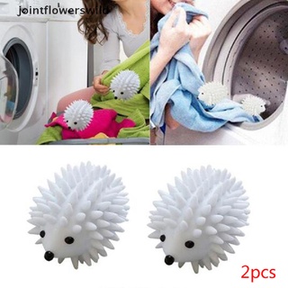 nuevo stock 2pcs durable bola de lavandería erizo secador bola reutilizable secador antiestático bola caliente
