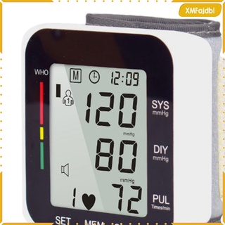 monitor de presión arterial para muñeca/control de frecuencia de pulso automático/dispositivo de pantalla lcd