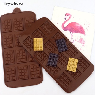 ivywhere 12 cavidad celular mini barra de chocolate caramelo profesional molde de silicona decoración pastel co