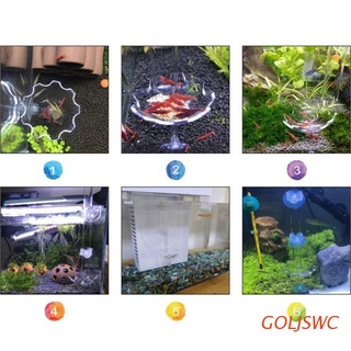 goljswc 1 juego de acuario de plástico tubo de alimentación de acuario peces camarones tanque acrílico herramientas de alimentación de cristal