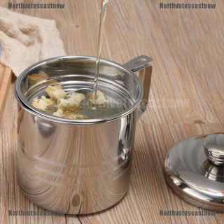 Northvotescastnew - recipiente de aceite de cocina y grasa (1,3 l, filtro de grasa NVCN)