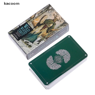 Kacoom 78 Nature Tarot Cards Deck Full English Mysterious Animal Playing Board Game CO