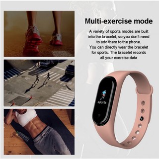 Novo M5 Smart Watch Hombres Mujeres Monitor De Ritmo Cardíaco Presión Arterial Fitness Tracker Smartwatch Band 5 Reloj Deportivo Para IOS Android (7)