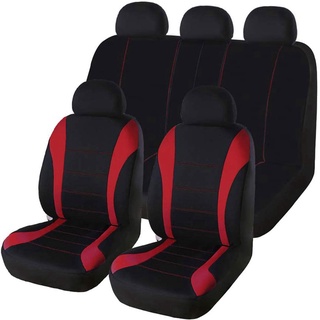 9 pzs fundas para asiento delantero de automóvil airbag