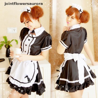 nuevo stock negro lolita maid disfraces francés dama vestido niñas mujer amine cosplay disfraz caliente