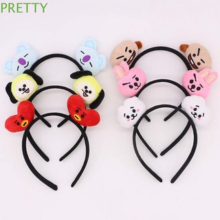 PRETTY Women Accessories BT21 Styling Tools Bangs fixed BTS Headbands Beauty Hairstyle Hairpin HairClip Fashion Double Bangs Broken Hair Artifact Headhoop