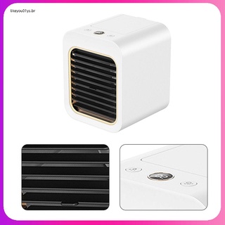 Portátil aire acondicionado USB enfriador de aire humidificador purificador de escritorio Mini ventilador de refrigeración Personal ventilador de escritorio cinco en uno 3 velocidades