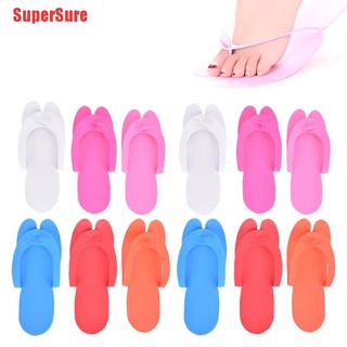 SuperSure 12 pares de zapatillas de espuma desechables Salon Spa pedicura sandalias de espuma Slippper (1)