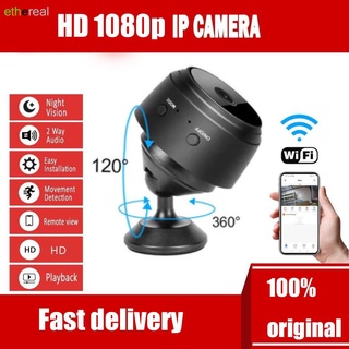 [inventario disponible] Mini cámara De seguridad Externa inalámbrica Hd 1080p Hd Wifi Ip cámara Super gran Angular Monitor 1080p Hd Mini Ip Eethereal (1)