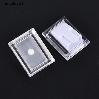 [maelove1] soporte de exhibición de anillo transparente acrílico para decoración de joyas [maelove1] (2)