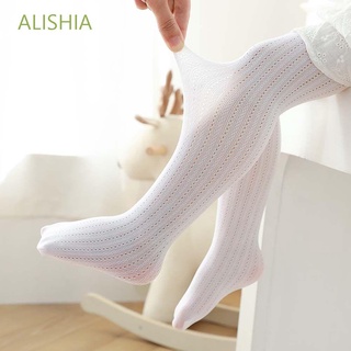 ALISHIA Breathable Children's Pantyhose Baby Dance Socks Tights Cute Hollow Solid Color Sweet Girls Kids Stockings/Multicolor