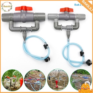 [bk] 32/40/50/63 mm tubo Venturi de jardinería fertilizante de riego inyector filtro interruptor