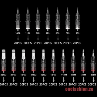 ONSHION 20pcs Disposable Makeup Cartridge Needles Bayonet Tattoo Gun 1RL/3RL/5RL (5)