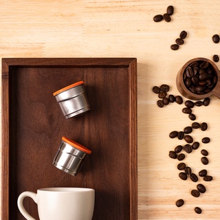 [cab] funda de cápsula de café para cafetera illy, filtro de carcasa de acero inoxidable (3)