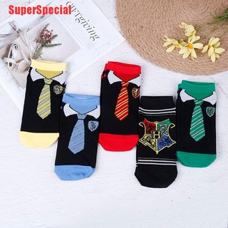 SSP mago Harry Potter calcetines Cosplay accesorios calcetines de algodón transpirable calcetines (9)