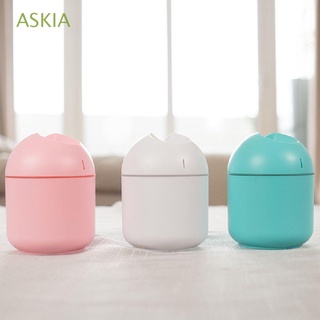 ASKIA Coche Difusor De Aroma Mini Suministro De Agua Humidificador Portátil USB Recargable Silencio Grande Spray Purificador De Aire/Multicolor