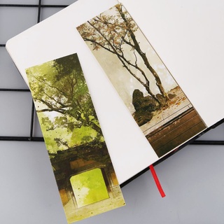 ange 30pcs creativo estilo chino marcapáginas de papel pintura tarjetas retro hermoso marcador en caja regalos conmemorativos (5)