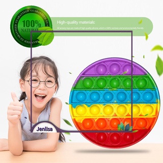 (Jenllisa) Juguete de juguete Fidget/bufanda arcoíris Aliviar estrés Para la ansiedad Adhd Autismo